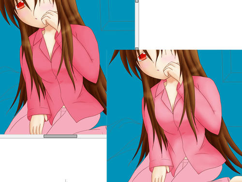 柔らかくぼかしていきます