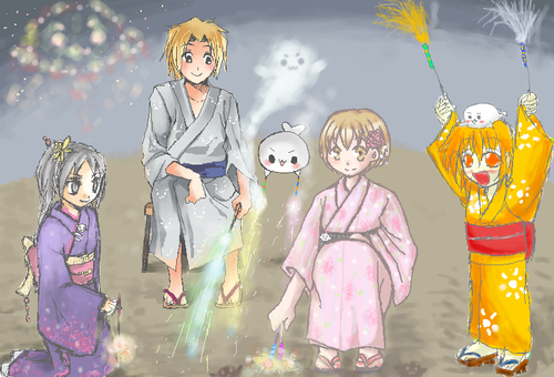 浴衣!!花火!!ぱらび!!