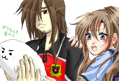 2人ともぱらちゃんに心奪われてます。