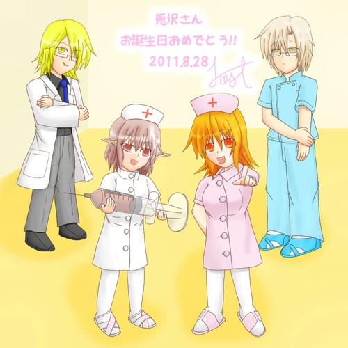 描き上げてから柳さんにするんだったと思った。学君と柳さんはなんか気が合いそう。