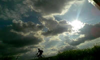 空と自転車