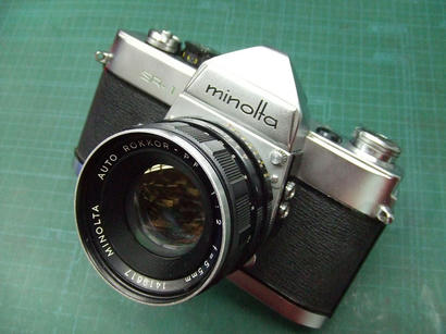 MINOLTA SR-1 + AUTO ROKKOR-PF 55mm F1.8 | ヨアケマエカメラ