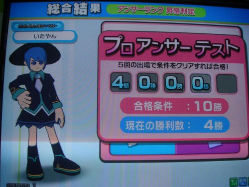 プロアンサーテスト6回目