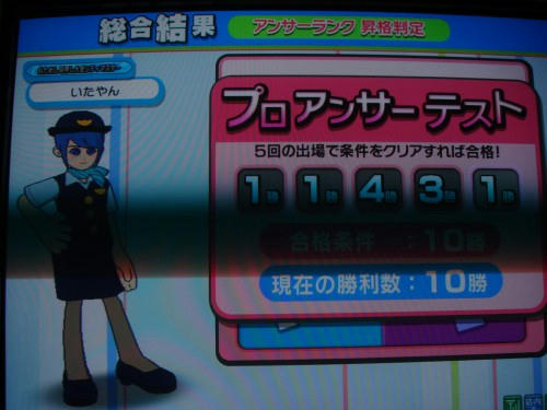 プロアンサーテスト
