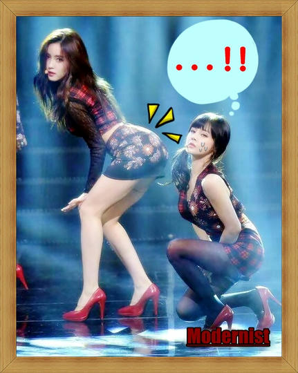 T-ARA ボラム&ヒョミン ヒョミンの「Ketsu」、ボラムの「Kao」 XD