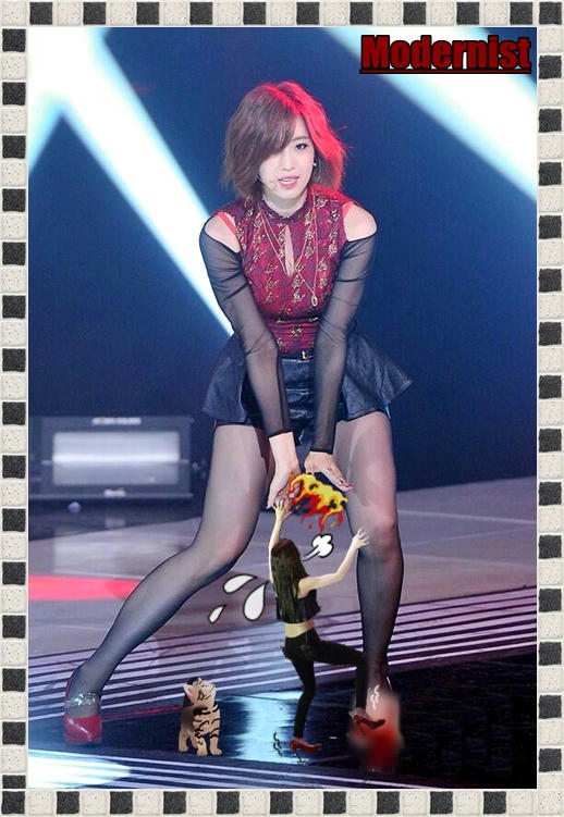 T-ARA ウンジョン&ヒョミン Crazy Climber Hyomin XD