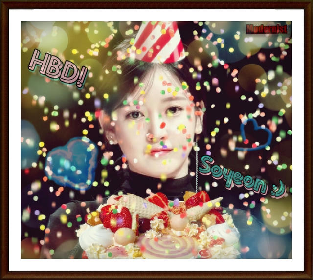 ソヨン：HBD! Soyeon ;D