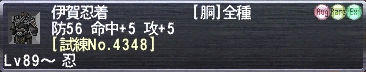 伊賀忍着 [試練No.4348]