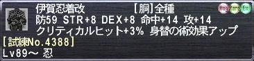 伊賀忍着改 [試練No.4388]