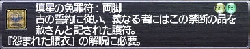 填星の免罪符:両脚