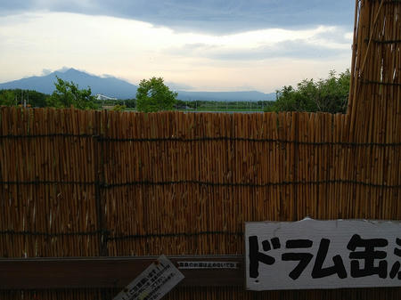 斜里岳が見える