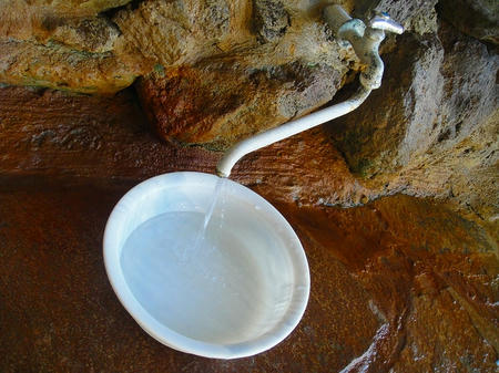 カランも温泉