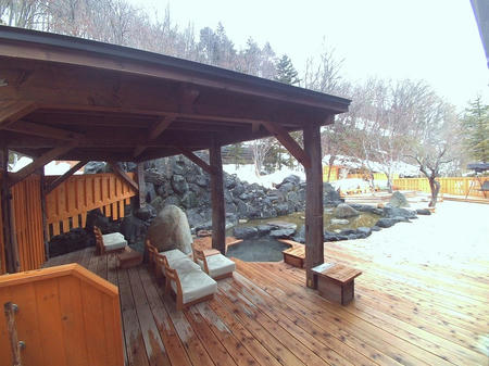 足湯エリア