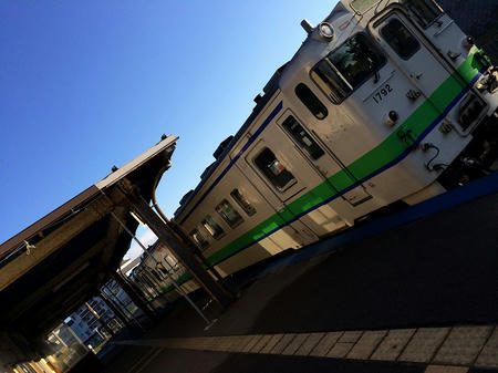 江差駅発