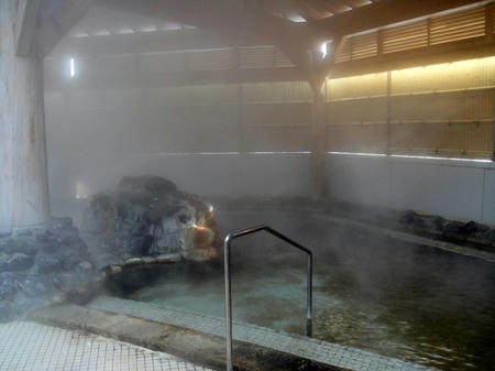 露天風呂右側