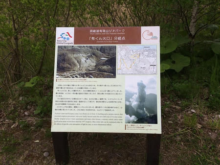 有くん火口分岐点