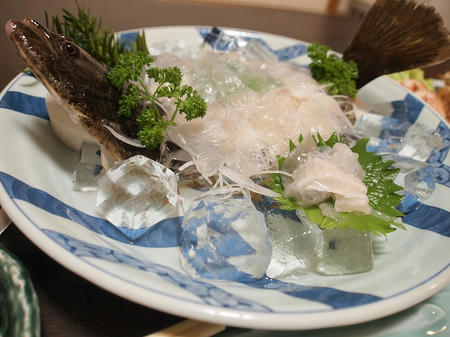 ヒラメの活き造り