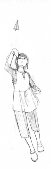 ものを投げる