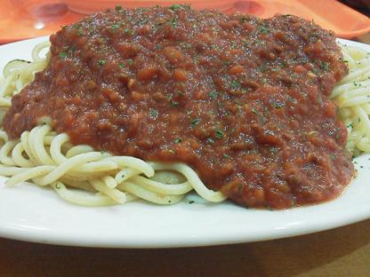 ナポ横ミートソース