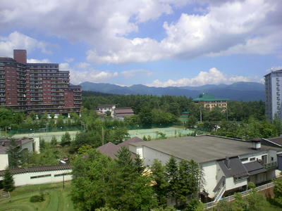 部屋よりの眺め