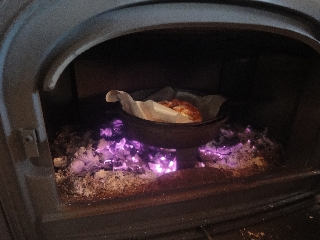 炉内ピザ