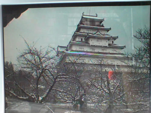 雪化粧鶴ヶ城