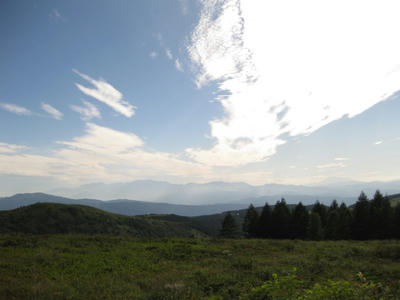 山の上という感じ