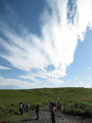 羽ばたく秋空