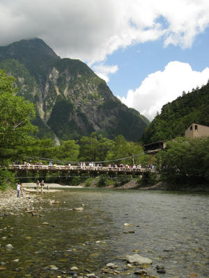 かの有名な河童橋