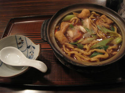味噌煮込みうどんぐつぐつ