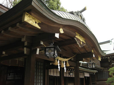 中にある神社