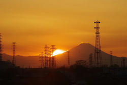 夕日