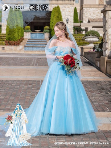 ワンピース　ログコレクション　ウェディング 結婚式情報サービス「プラコレ」× ONE PIECE コラボドレス実写版