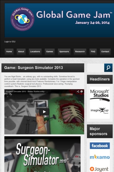 Game: Surgeon Simulator 2013 