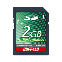 BUFFALO SDメモリーカード 高速モデル RSDC-G2G