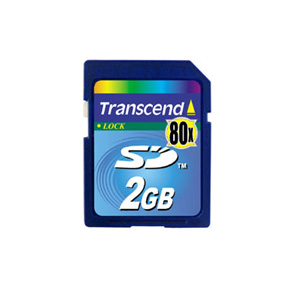 トランセンド 80倍速SDメモリーカード2GB『TS2GSD80』