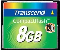トランセンド 120倍速コンパクトフラッシュ8GB『TS8GCF120』