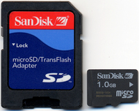 SanDisk microSDカード 1GB 『SDSDQ-1024-P60M(バルク)』