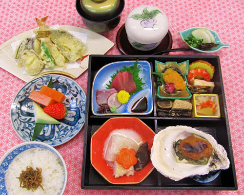 2012年初春の松花堂弁当