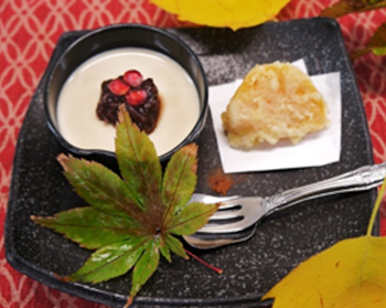 ほうじ茶のムース