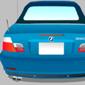 Topasblau Cabriolet