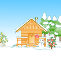 雪の庭から脱出