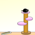 黒猫のいる部屋