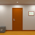 カラフルな窓のある部屋からの脱出