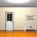 模様のある窓の部屋からの脱出３