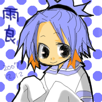 初めてオエビで描いた絵（雨良）