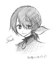 キヌゴシさん宅のシャドさん。