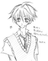 男子高生。