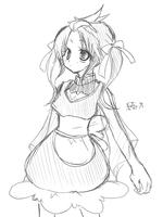 拙宅の金魚。童顔娘。