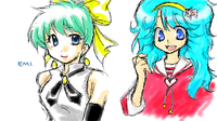 エミとペルシャ。